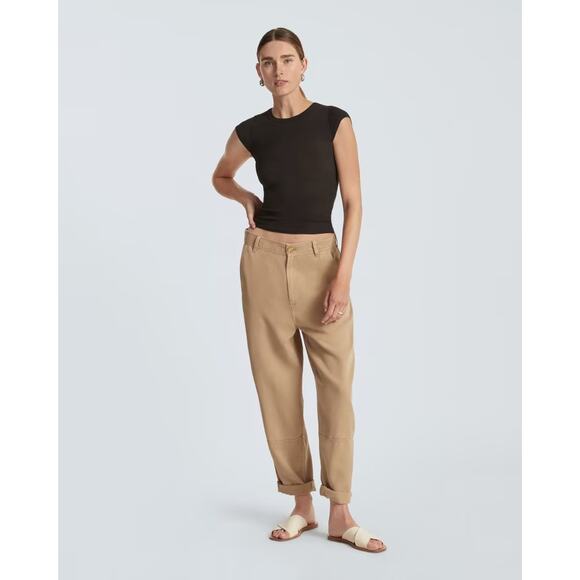 Everlane the Relaxed Chino in Dark Khaki 4 NWT - Picture 1 of 7